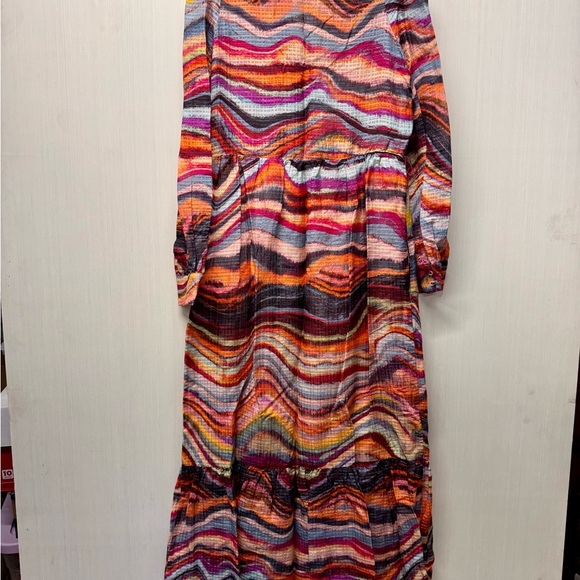 Marie Oliver Hannon Ammolite Stripe Maxi Dress. Size 6 - Picture 6 of 9